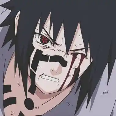 斑头像系列宇智波斑高清黑白头像