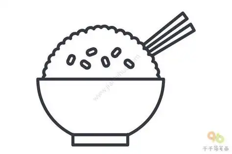 饭简笔画饭简笔画简单