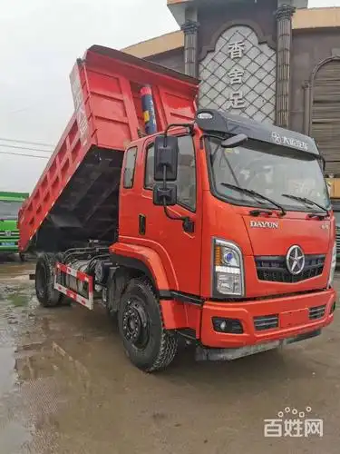 18年大运4.5米蓝牌单桥自卸车 全车新轮胎