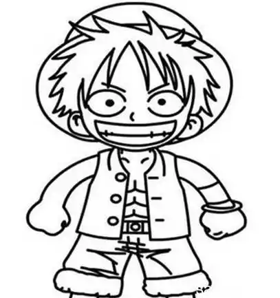 动漫简笔画 动漫简笔画q版