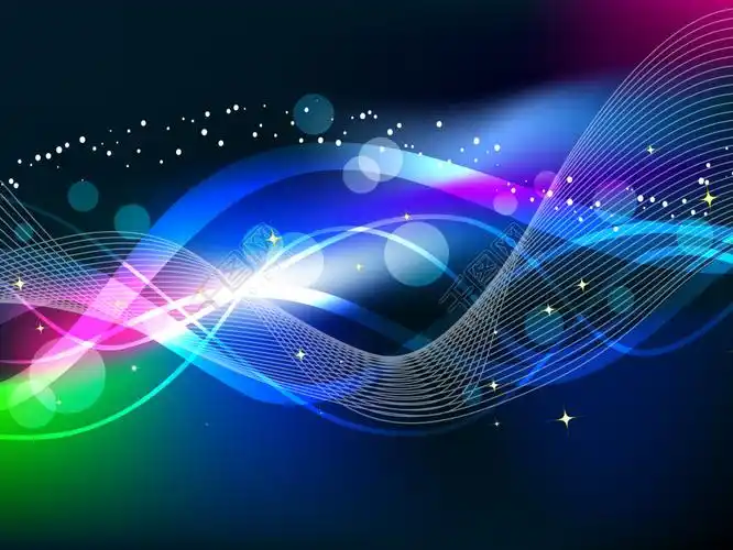 抽象蓝黑色动感曲线条纹矢量背景模板免费下载_ai格式_编号28320160-