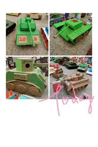 家,动手表达   祖国妈妈生日华诞,大朋友和小朋友们一起制作手工作品