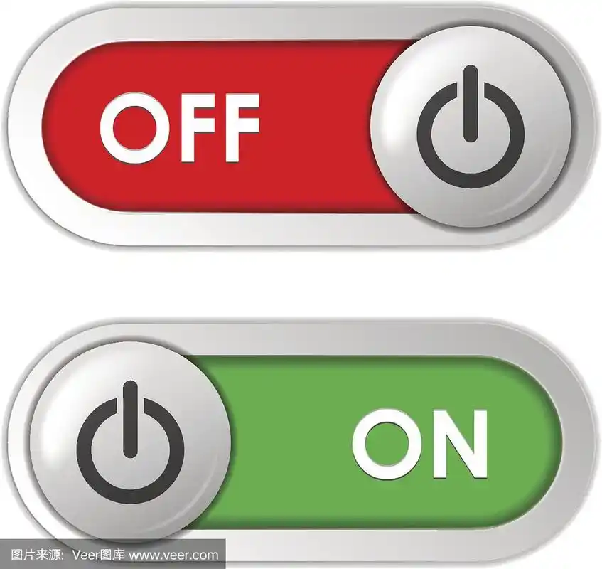 能源,开始按钮,绘画插图,符号,使用电脑