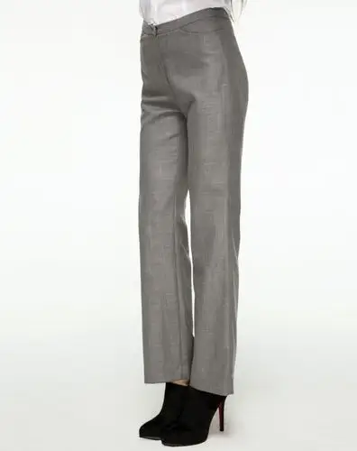 经典通勤沙萱灰裤子