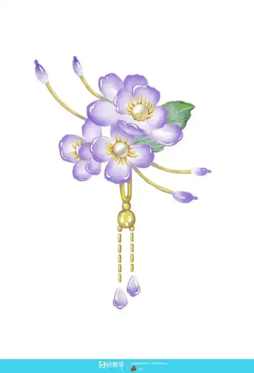 月亮学员作业_古风插画魔鬼特训班学员作品 - 轻微课