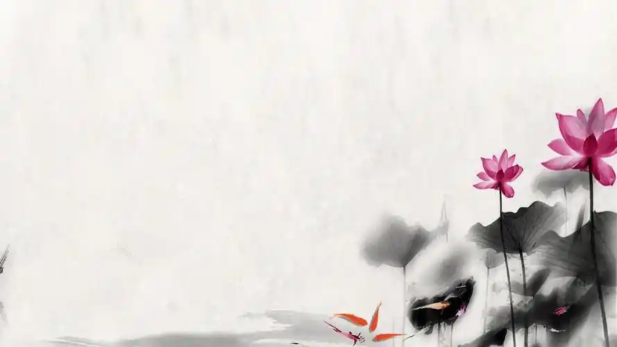 中国风墨竹ppt模板