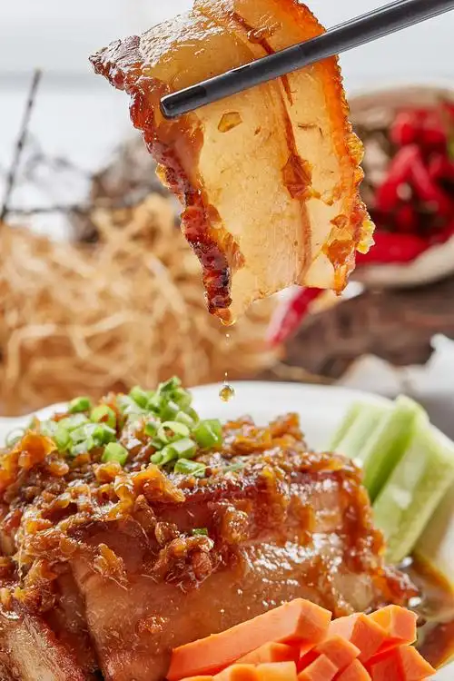 一些白色背景的菜品拍摄