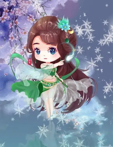 【铃儿响叮当】原创手绘q版萌碧瑶美小白齐贺圣诞