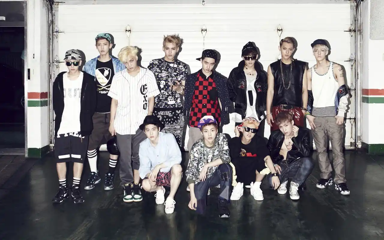 精选韩国小鲜肉组合exo成员帅气写真桌面壁纸(2)高清大图预览1920