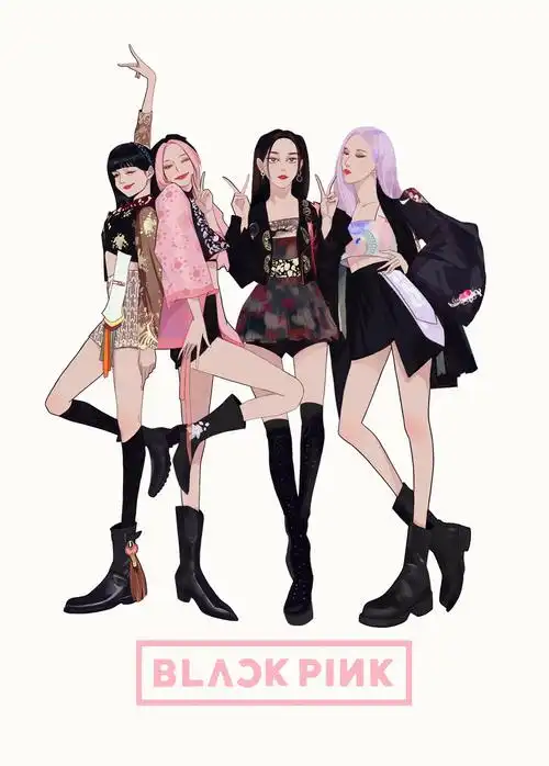 blackpink how you like that |插画|创作习作|嘟