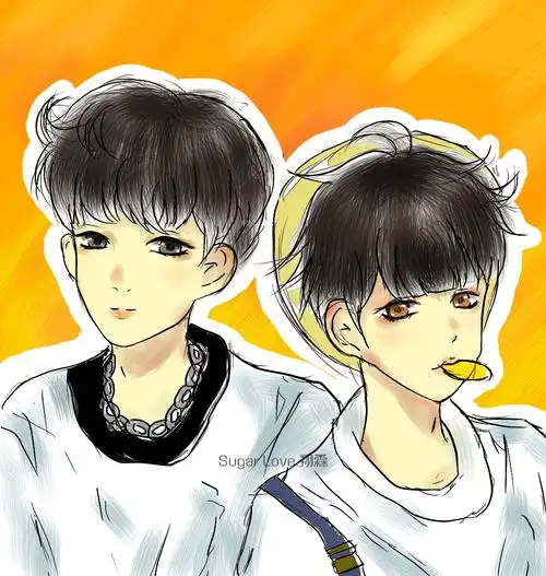 事业帖已申请长期征集严浩翔贺峻霖同款穿搭和模仿穿搭抢同款博工作了