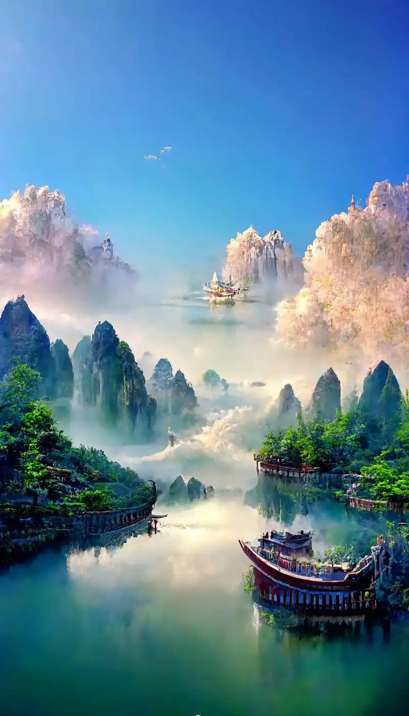 山美水美中国美#唯美意境 #如诗如画  - 抖音