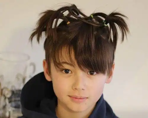 男大童帅气创意短发造型look 小学男生马起来引领校园潮流不是梦_发型