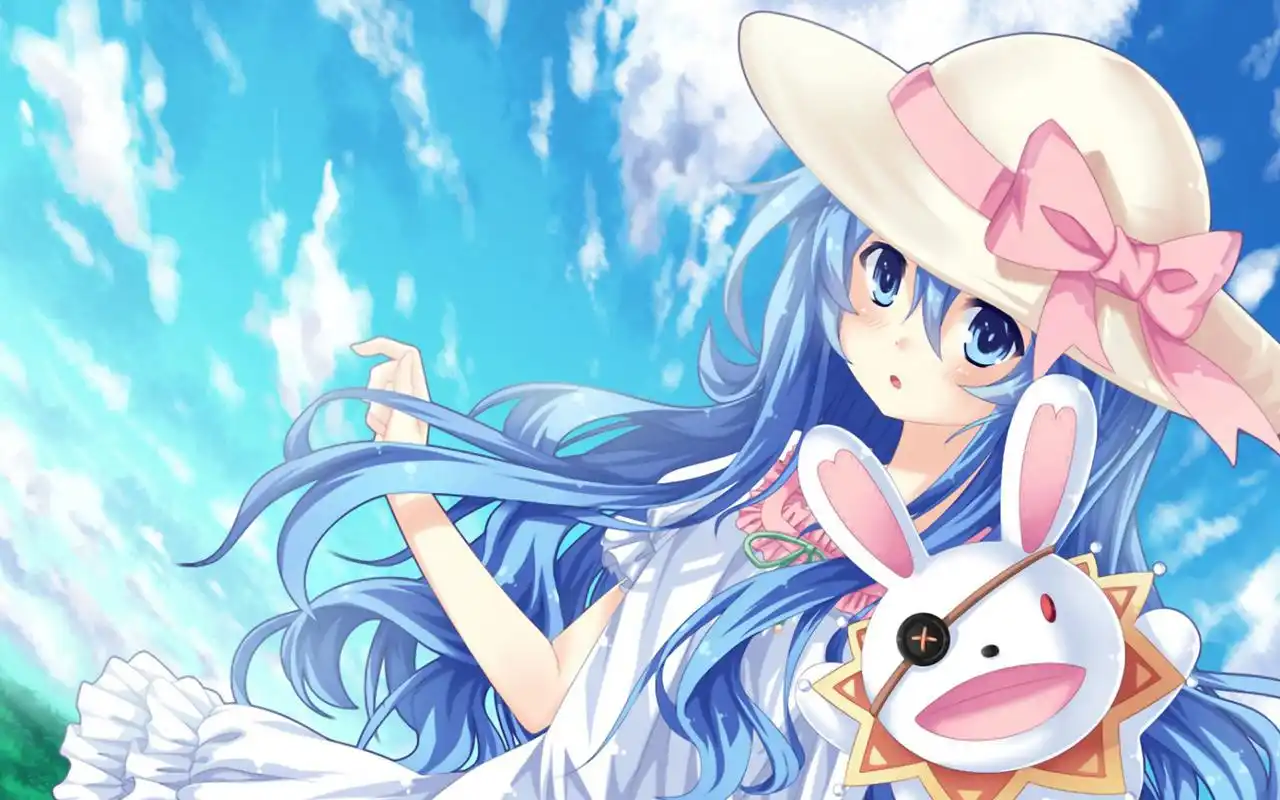 四糸乃卡通人物图片桌面壁纸高清大图预览1920x1080_卡通动漫下载_美