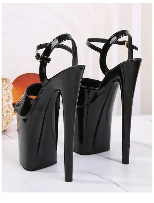 细跟20cm夜店41大码19cm/20公分恨天高女鞋走秀鞋超高跟车模舞台凉鞋