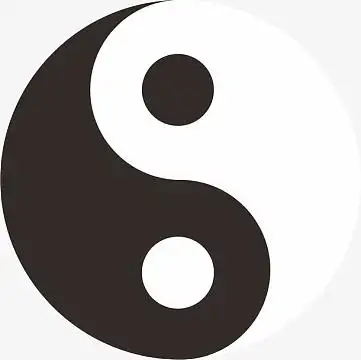 八卦阵,八卦,圆形,黑白