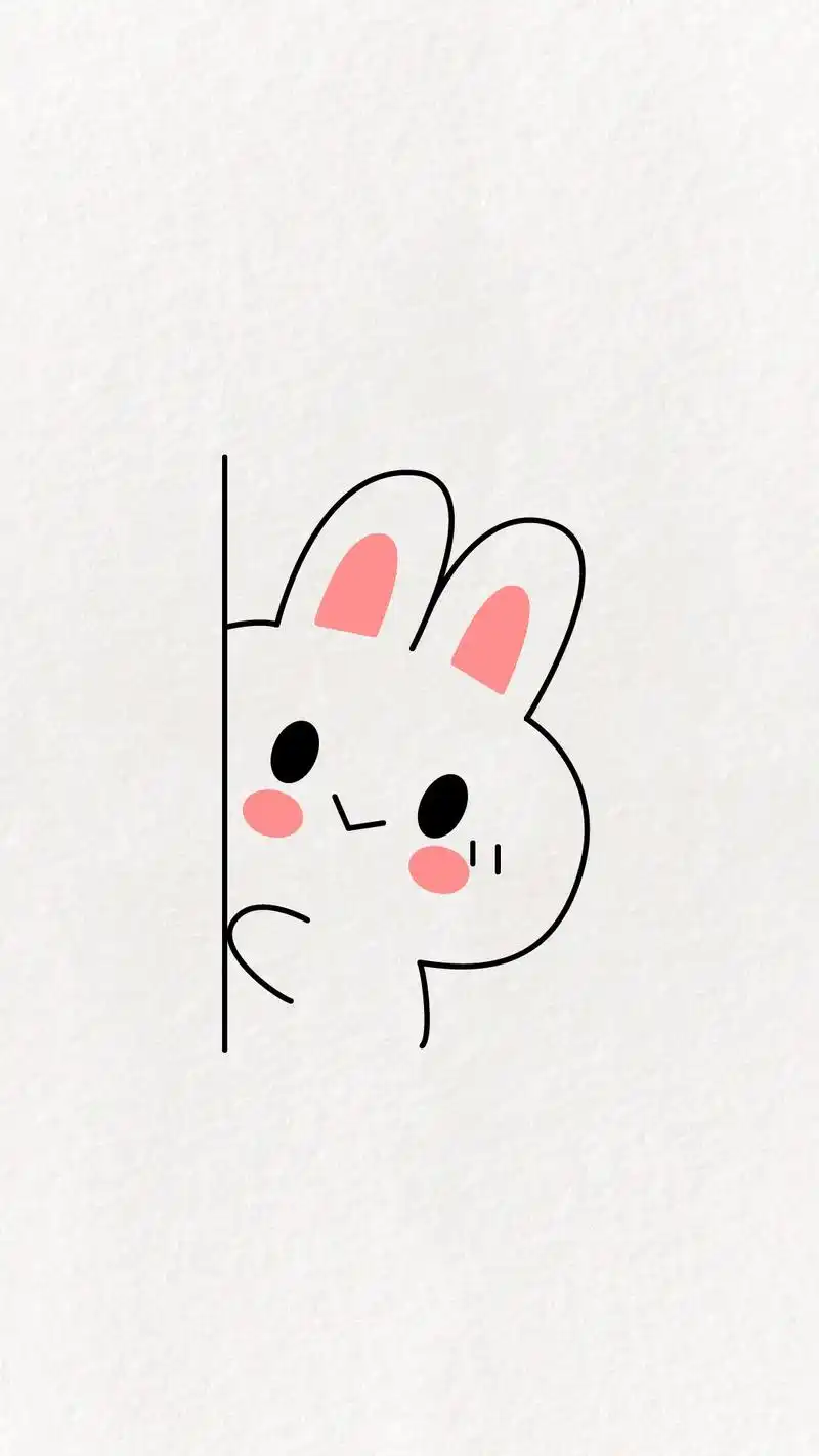教你简单几步画一只萌萌的小兔子#简笔画 #亲子简笔画 #小兔 - 抖音
