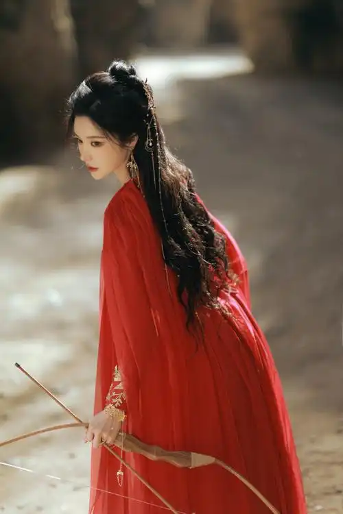 真的很喜欢一些古装扮相好看的演员16戴燕妮的红衣女侠扮相太绝了