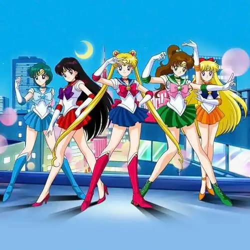 4pcs mini anime sailor moon figure toy action fi