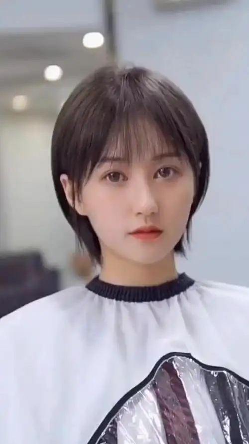 网红超爱气质超短发适合鹅蛋脸菱形脸