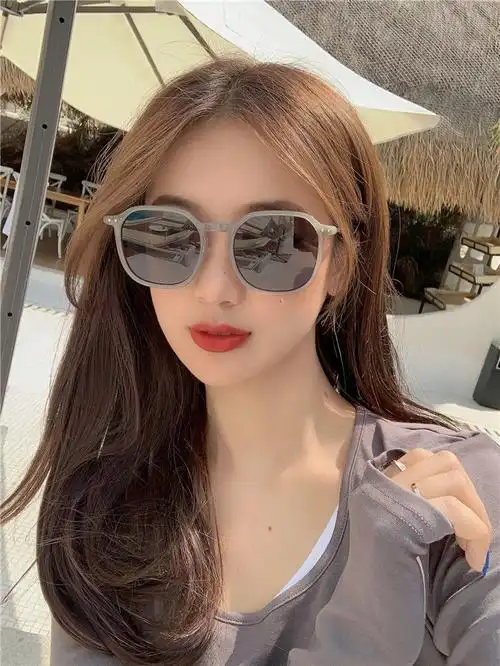 高品质太阳镜女2021墨镜女韩版网红同款太阳眼镜男有度数大脸显瘦百搭