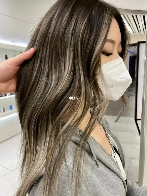 超chill欧美慵懒感balayage米灰金色
