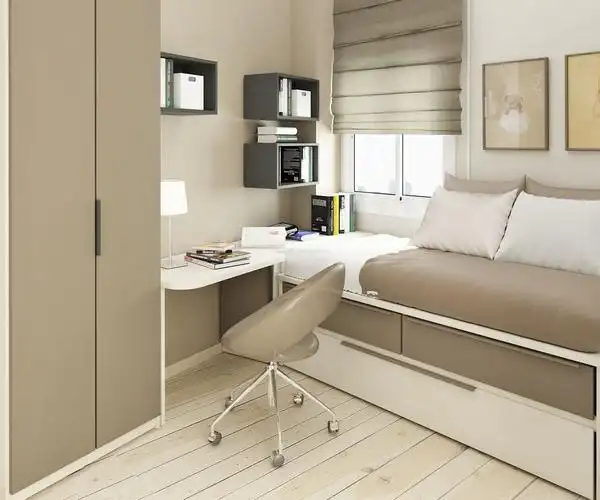 8平米超小卧室书房装修效果图