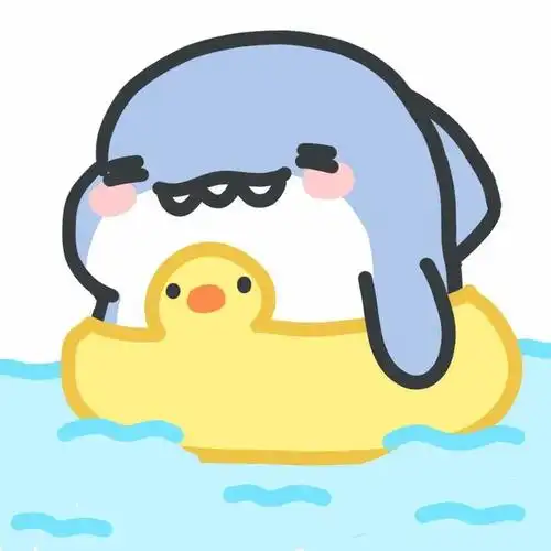 萌萌可爱小鲨鱼头像