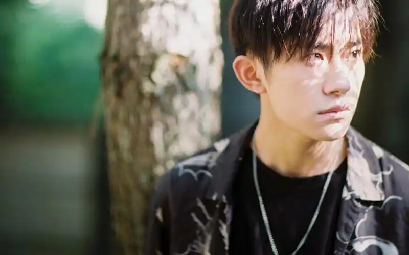 小鲜肉易烊千玺帅气温柔秋日写真,高清图片,电脑桌面-壁纸族