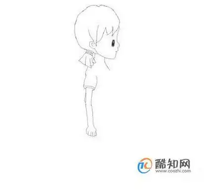 小女孩-儿童简笔画大全侧面站立简笔画手绘情侣简笔画两个人情侣背影