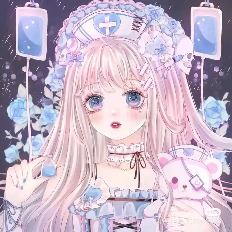 a 19:14 #可爱的头像#可爱动漫头像#少女心 @乐茶馆 - 抖音