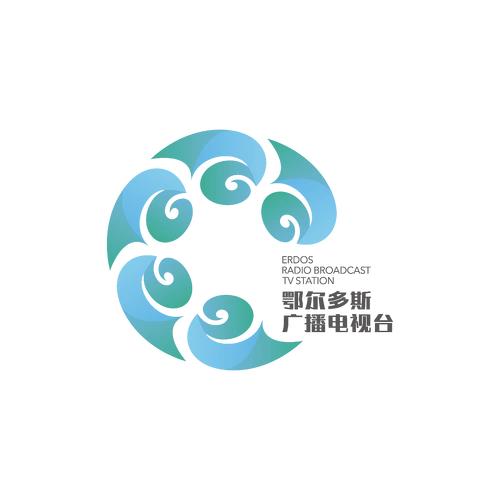 鄂尔多斯广播电视台-新台标|平面|logo|微观品牌设计_原创作品-站酷
