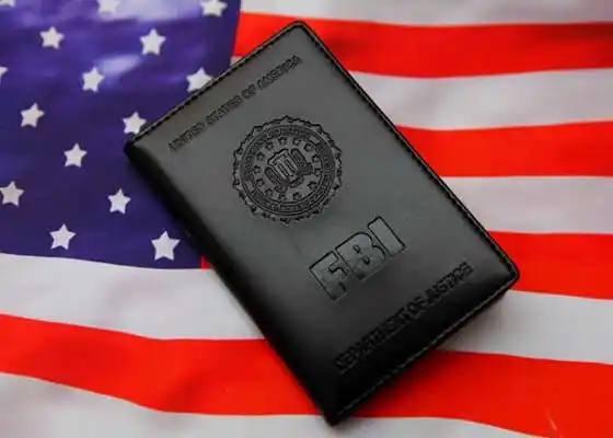 《x档案》fbi 金属 徽章 证件夹 卡夹 pvc内卡