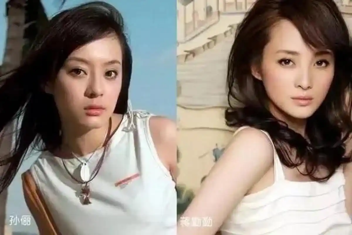 有人问蒋勤勤:"都说孙俪长得跟你很像.