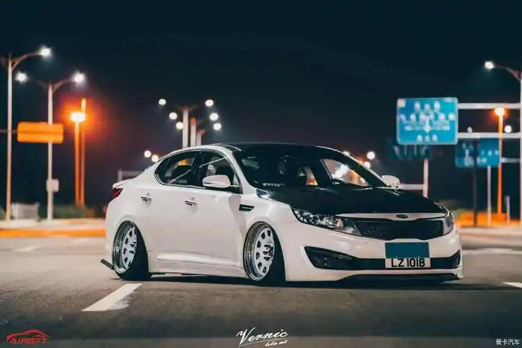 超炫风格 起亚k5改装airbft空气减震姿态-爱卡汽车网