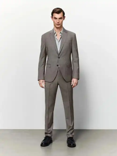 沈阳西服定制凉感灰色西装无惧夏日炎阳