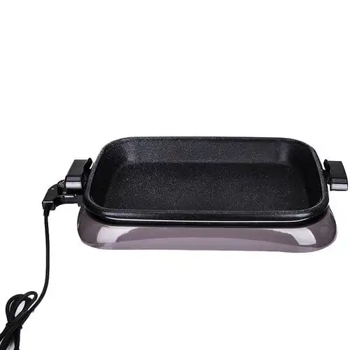 煎锅平底锅插电分体式不粘锅韩式烤肉多功能电热家用煎锅