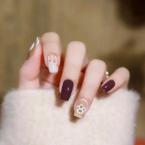 missmesue美甲指甲油胶摩卡咖啡色系显白流行巧克力焦糖色光疗胶