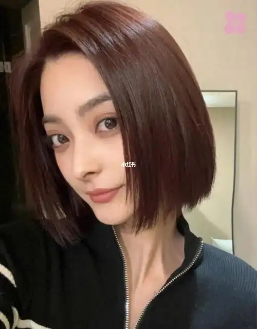 斩男发型|超a齐肩一刀切短发