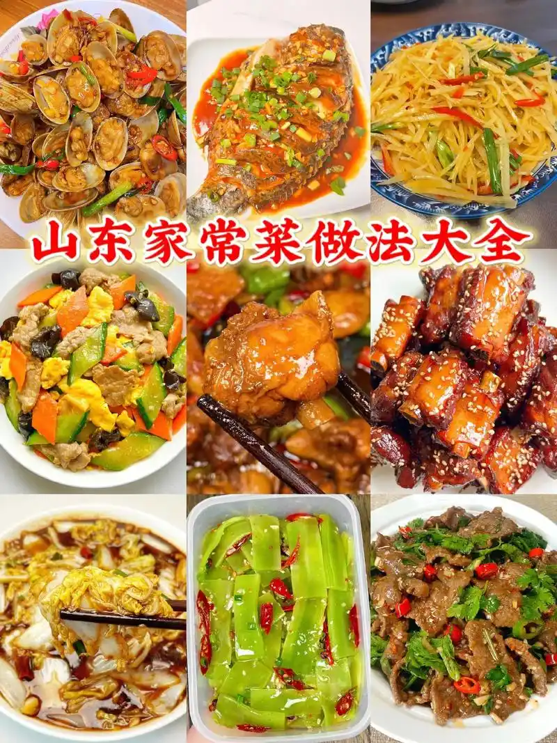 山东家常菜做法大全 .大白菜当属第一,贯穿了山东人的一年四季 - 抖音