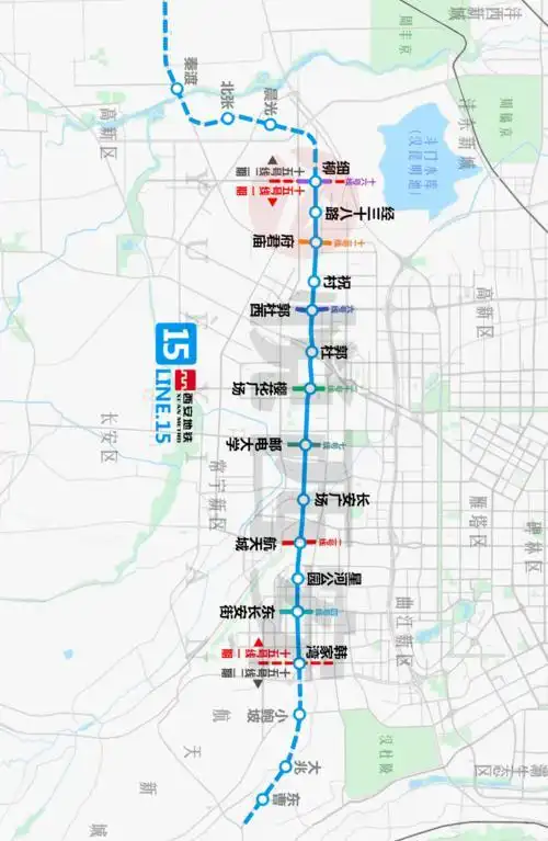 西安地铁24号线官方线路