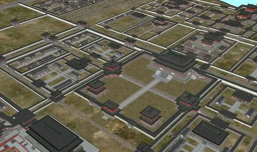 大明宫古建宫殿su模型下载