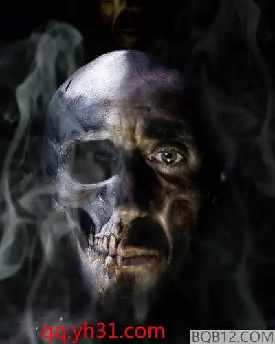 黑暗中恐怖的幽灵图片 - 酷图网