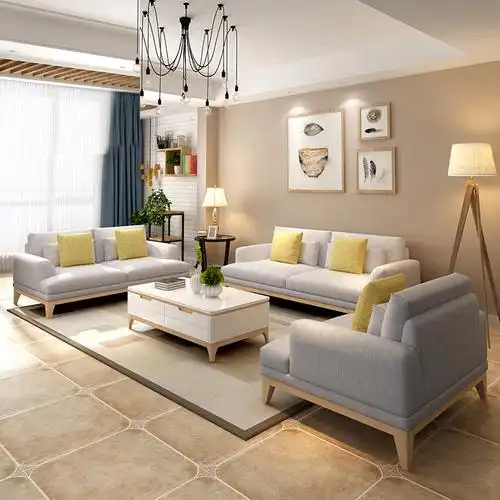 北欧实木沙发,大自然的原木风