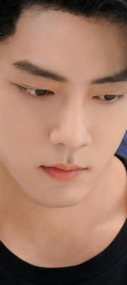 肖战长发全黑造型##肖战欧莱雅pro品牌全球代言人##肖战盛阳