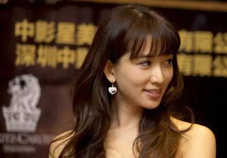 求林志玲面部侧面照