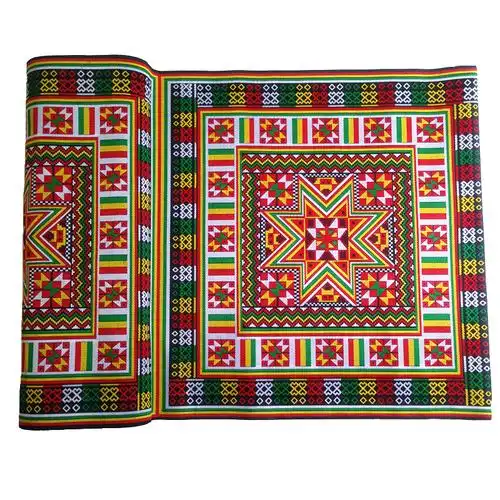 瑶族本土经典八角花纹纹样花边织带瑶家家人花边