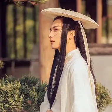 潇洒喝酒白衣翩翩男生头像唯美古风真人头像