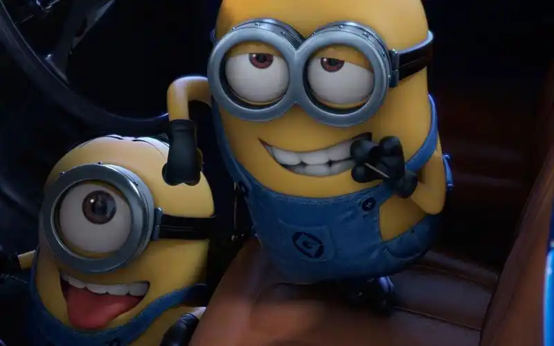 可爱呆萌的小黄人卡通图片壁纸