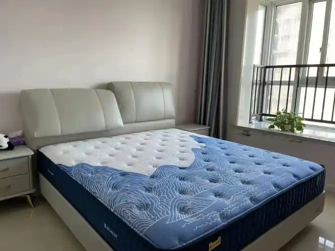 雅兰功能皮床一品江山床垫送货完毕